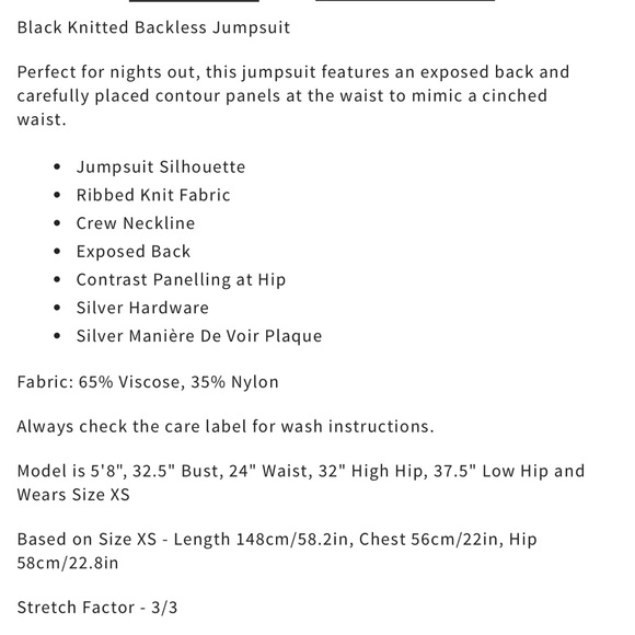 SOLD‼️knitted jumpsuit. - Picture 8 of 9